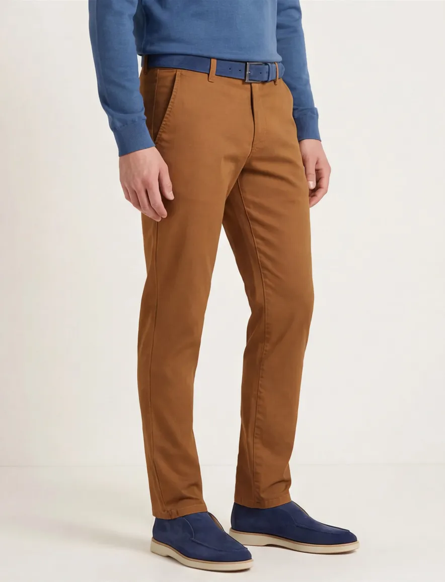 Meyer Rio chino katoen camel