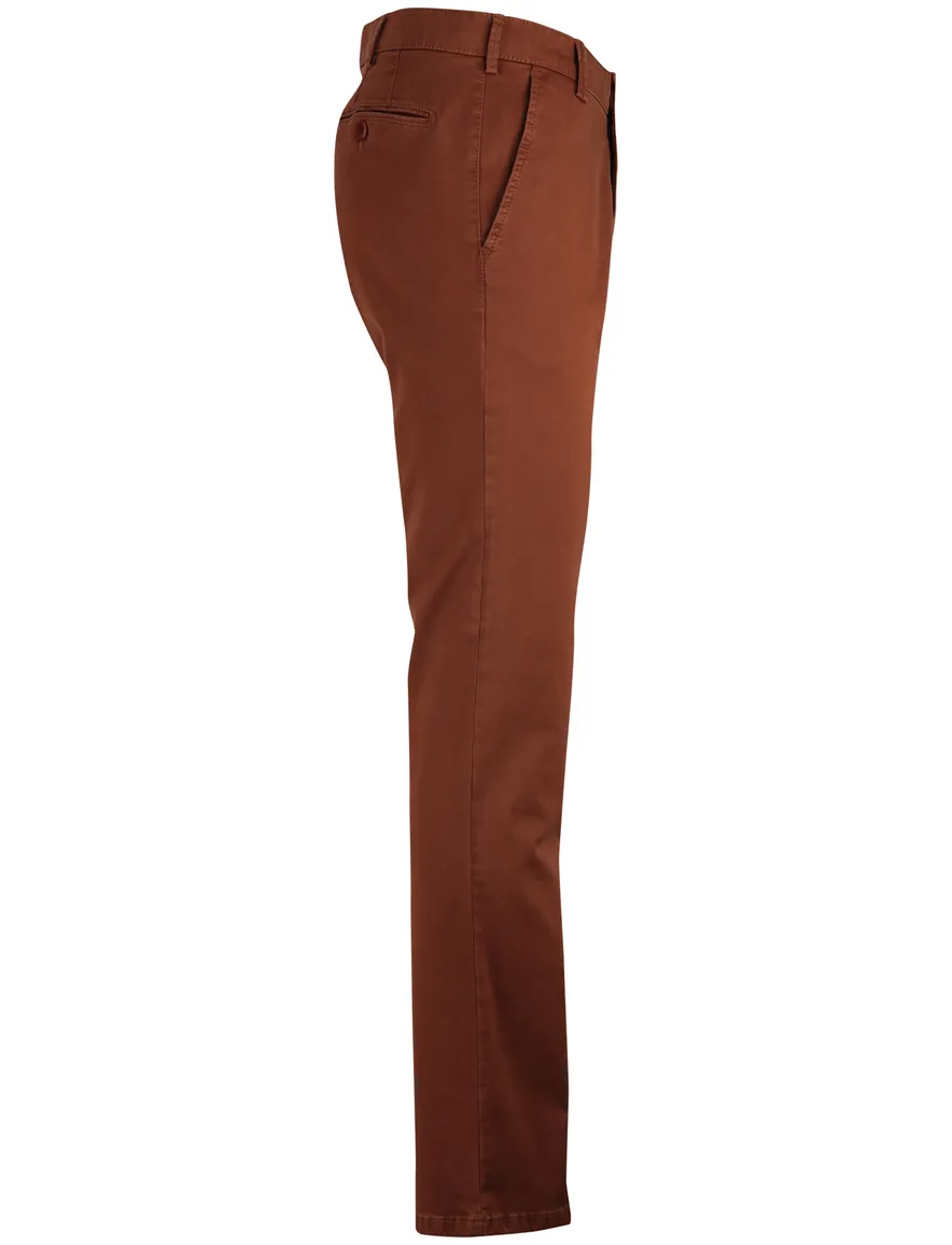 Meyer Rio chino katoen bruin