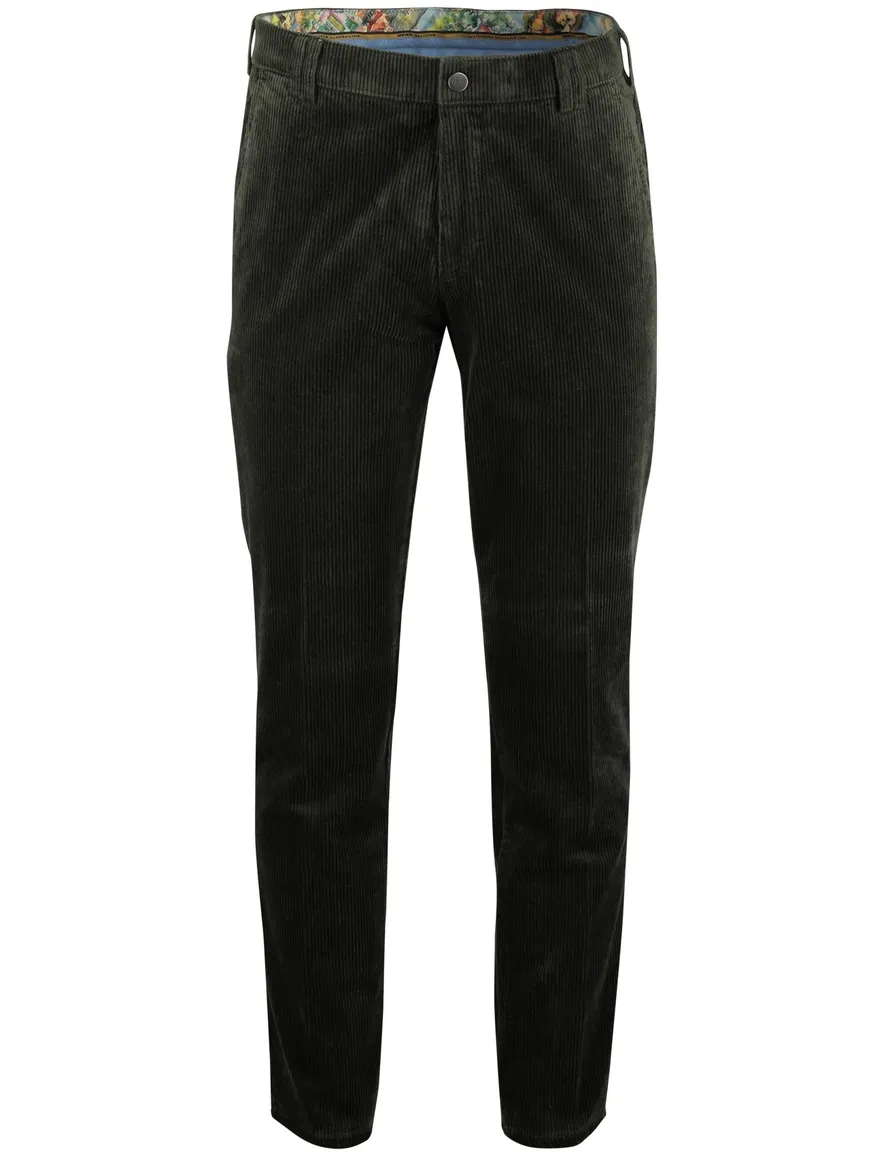 Meyer corduroy Rio chino groen