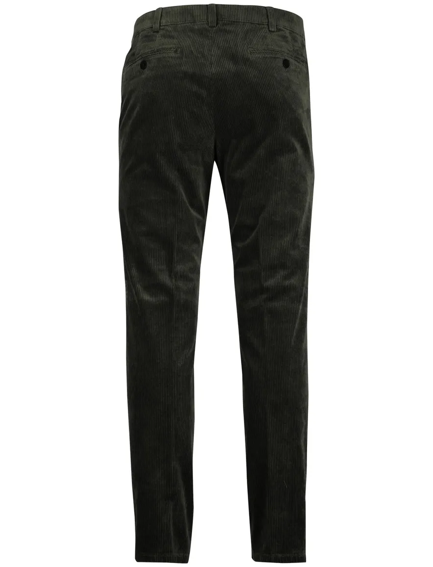 Meyer corduroy Rio chino groen