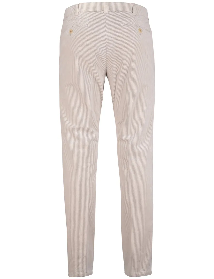 Meyer Rio corduroy chino beige katoen