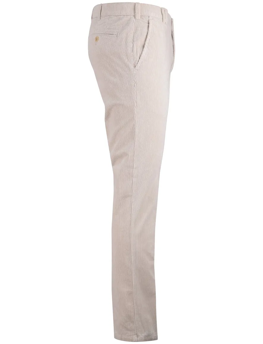 Meyer Rio corduroy chino beige katoen