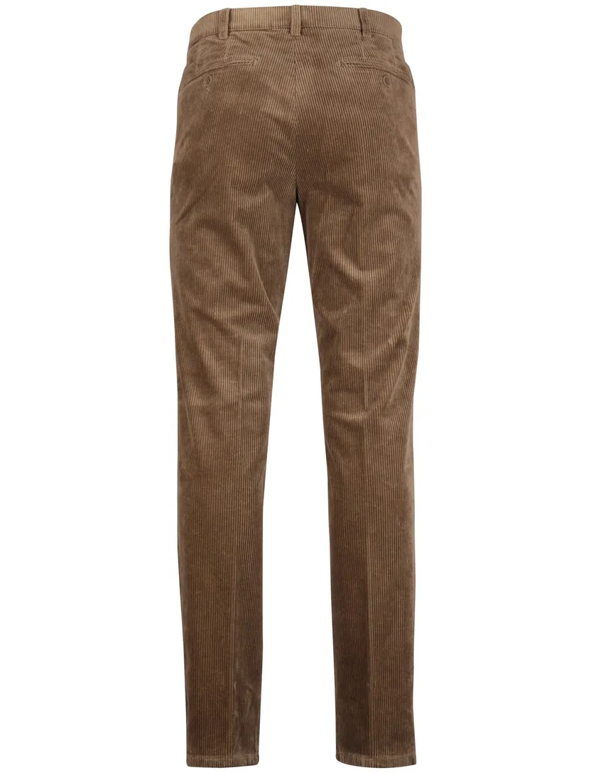 Meyer corduroy chino bruin katoen