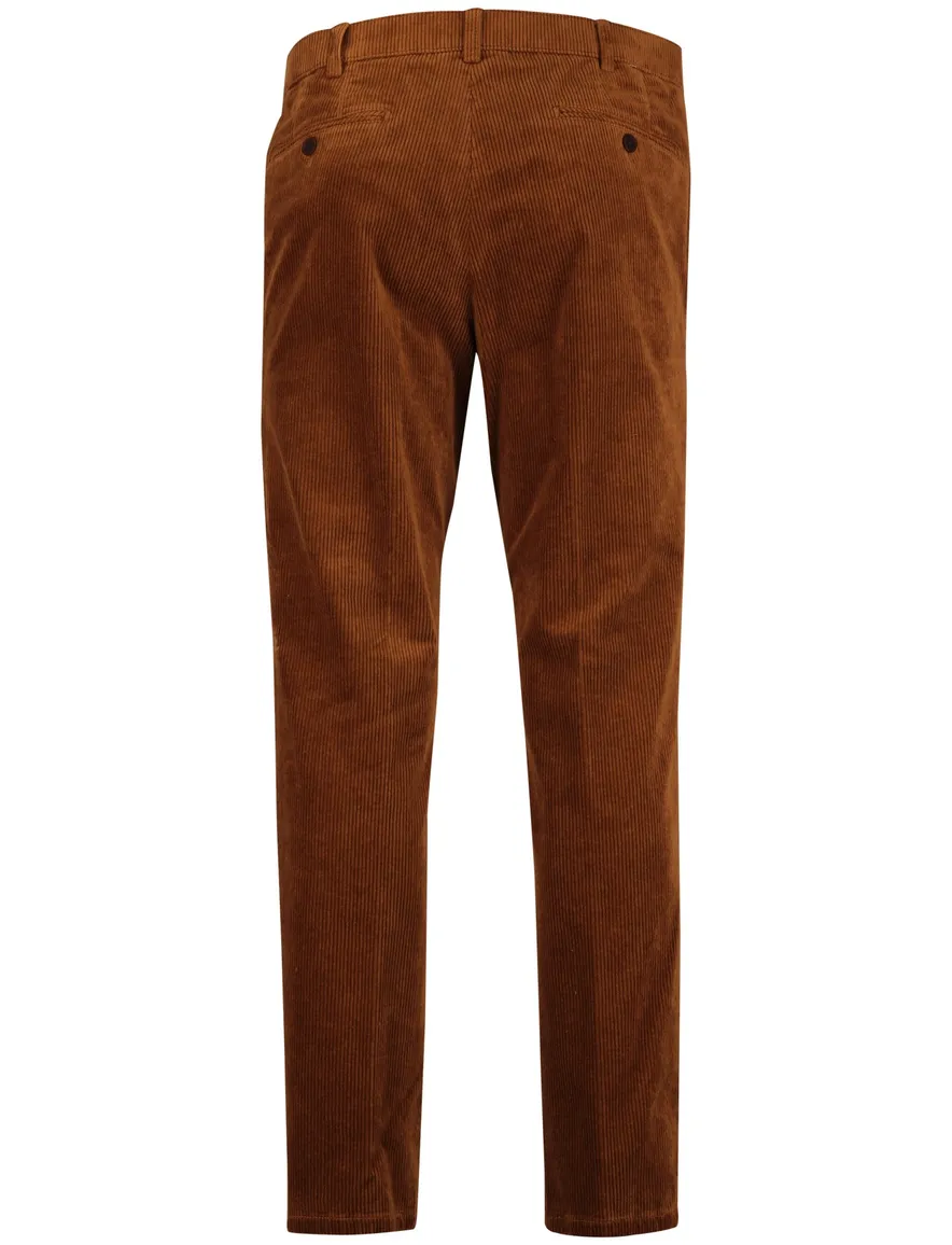 Meyer Rio corduroy chino bruin katoen