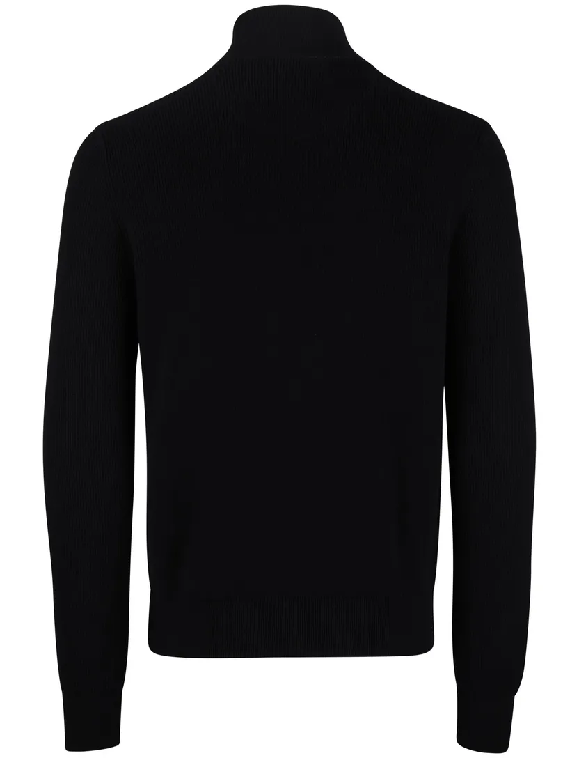 State of Art half zip trui donkerblauw gemêleerd
