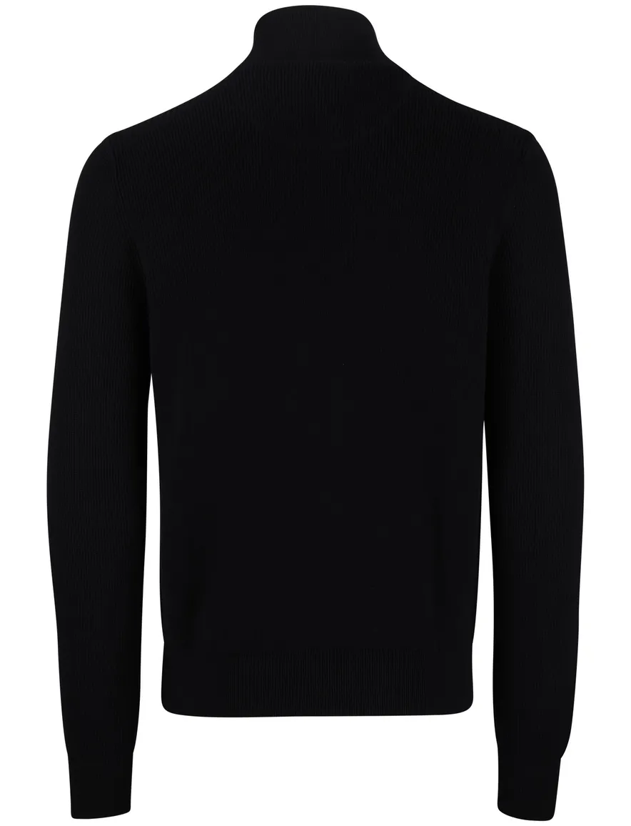 State of Art half zip trui donkerblauw katoen