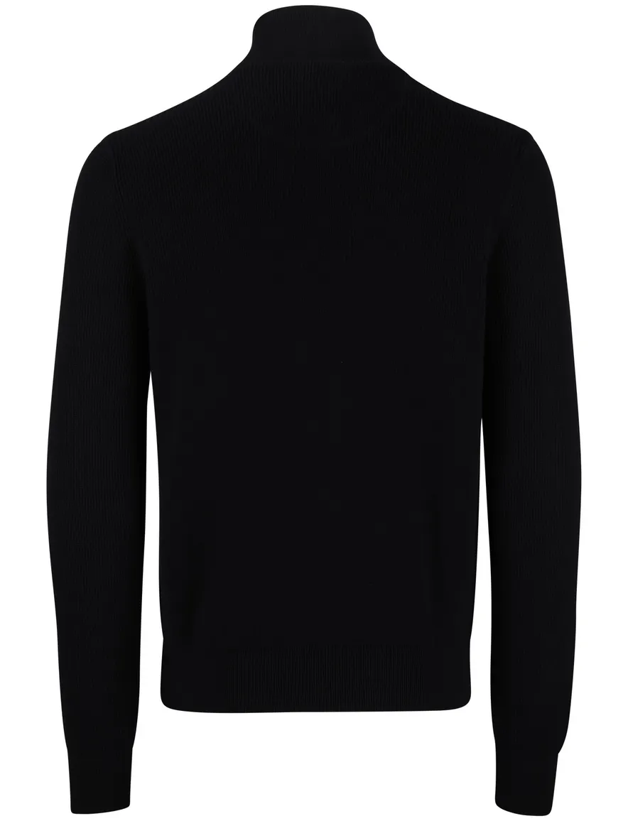 State of Art half zip trui gebreid navy