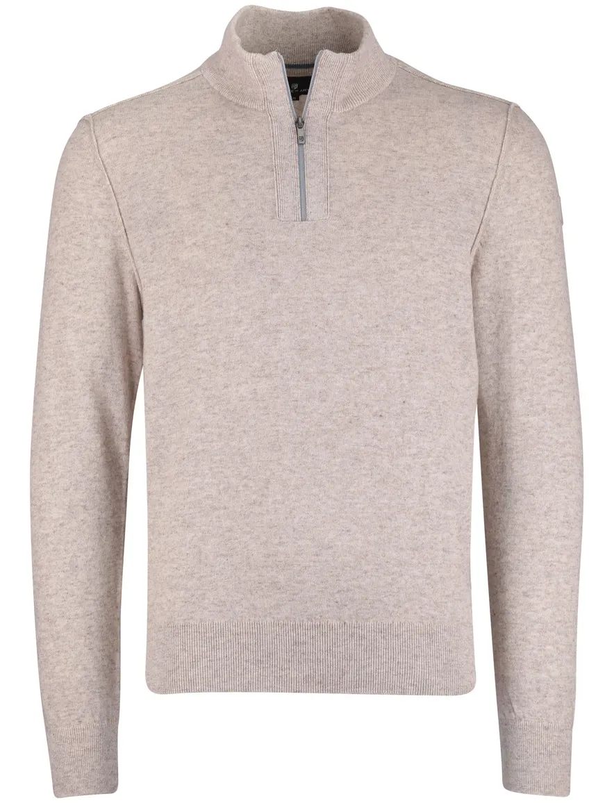 State of Art half zip trui beige normale fit