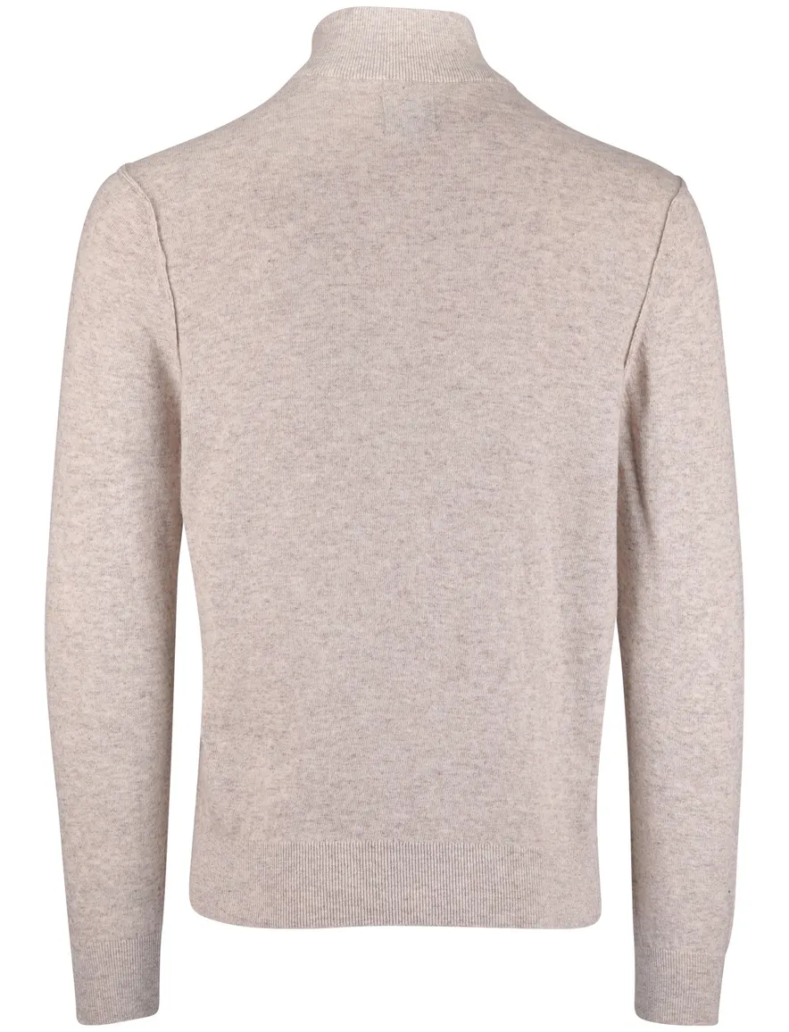 State of Art half zip trui beige normale fit
