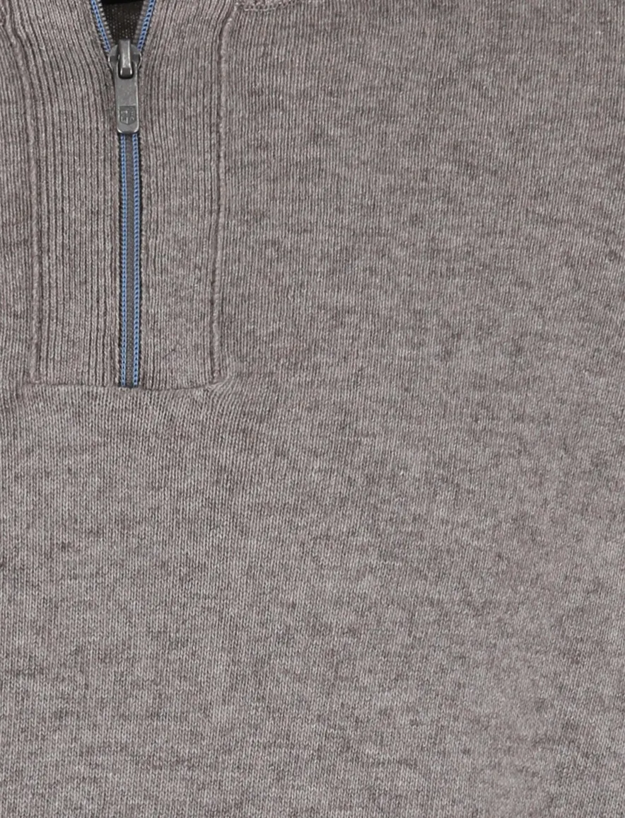 State of Art half zip trui beige normale fit