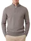 State of Art half zip trui grijs gemêleerd