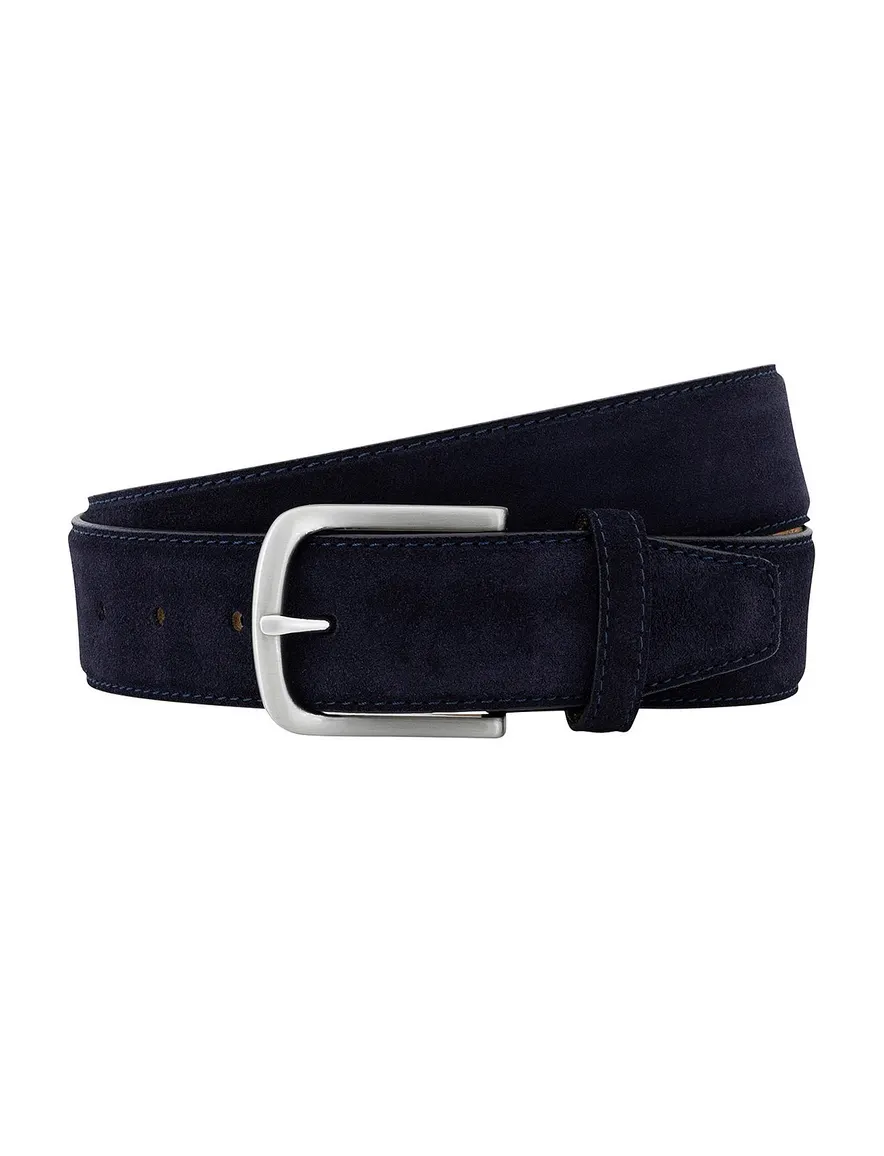Lindenmann riem leer donkerblauw