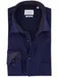 Eterna comfort fit donkerblauw effem semi-wide collar