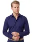Eterna overhemd ml 5 donkerblauw slim fit strijkvrij