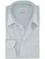 Overhemd Eterna lichtblauw geruit semi-wide spread boord