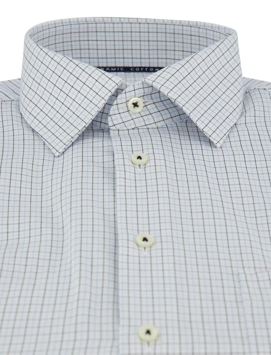Overhemd Eterna Modern Fit met borstzak katoen