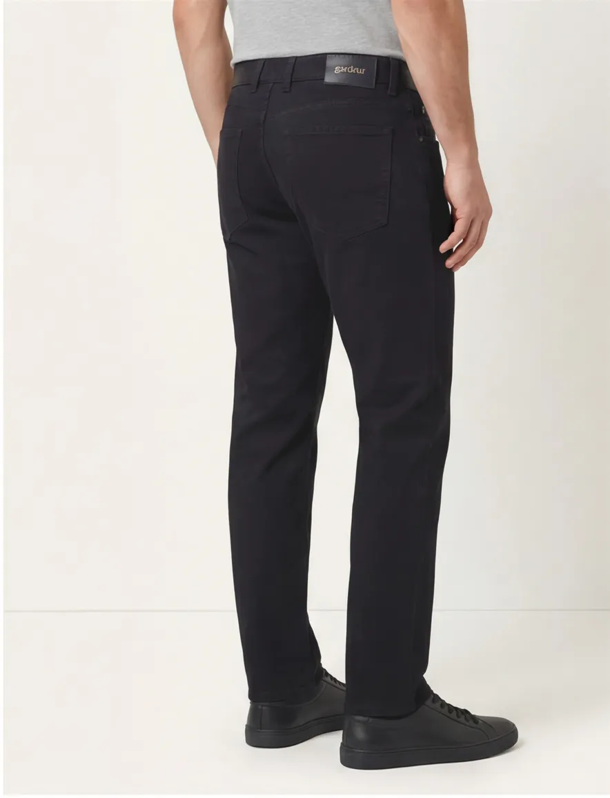 Gardeur modern fit broek mid rise navy