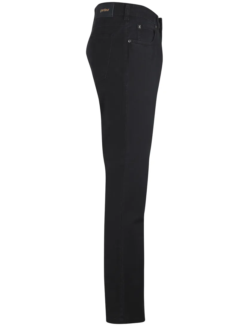 Katoenen Gardeur 5-pocket broek donkerblauw