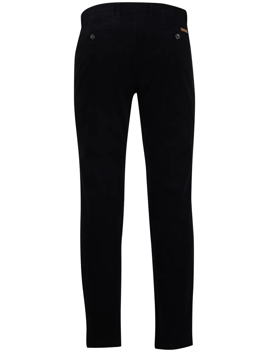 Gardeur 5-pocket broek navy corduroy effen