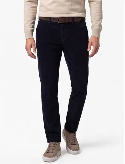 Gardeur Gardeur 5-pocket broek navy corduroy effen
