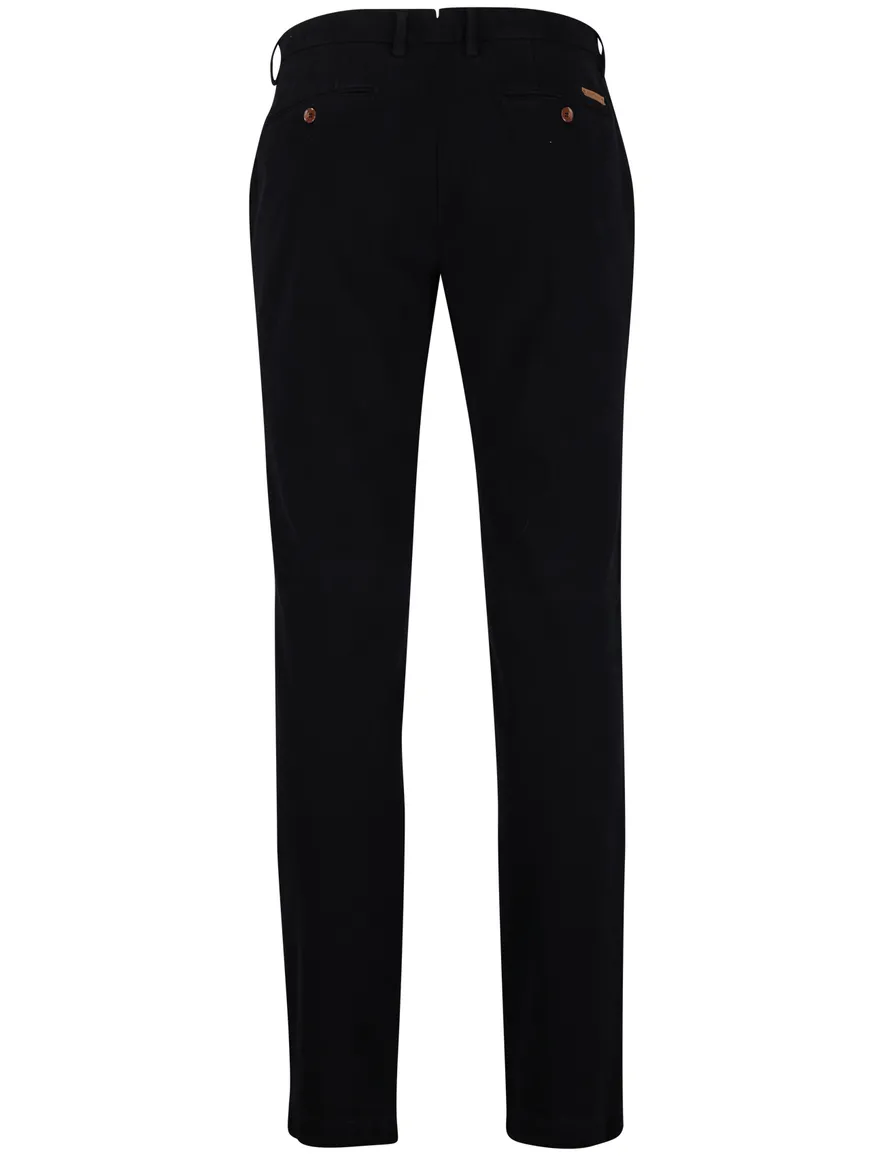 Gardeur pantalon slim fit katoen donkerblauw