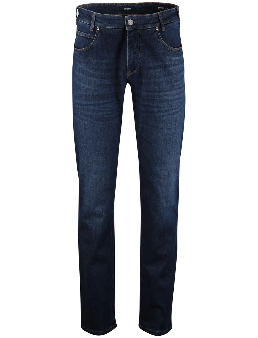 Gardeur modern fit jeans mid rise blauw