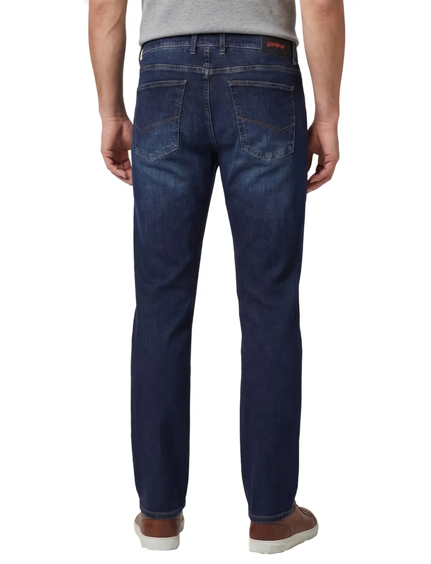 Gardeur modern fit jeans mid rise blauw