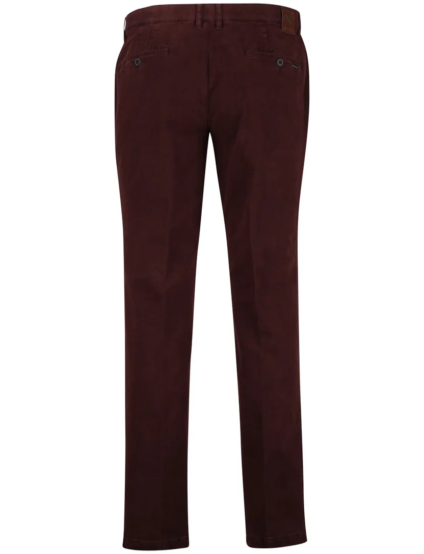 Chino katoen M.E.N.S aubergine