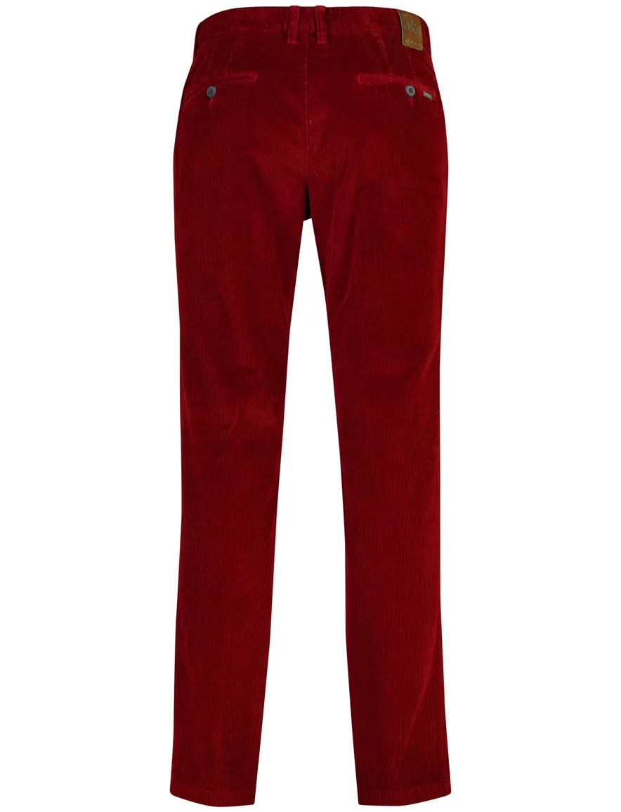M.E.N.S. Madison chino rood met rib
