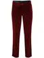 katoenen broek M.E.N.S. bordeaux