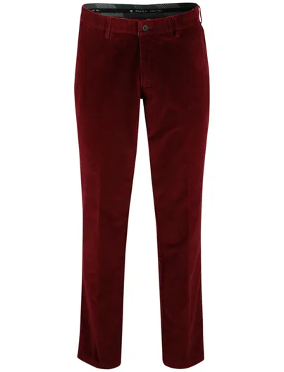 M.E.N.S. M.E.N.S. katoenen broek bordeaux