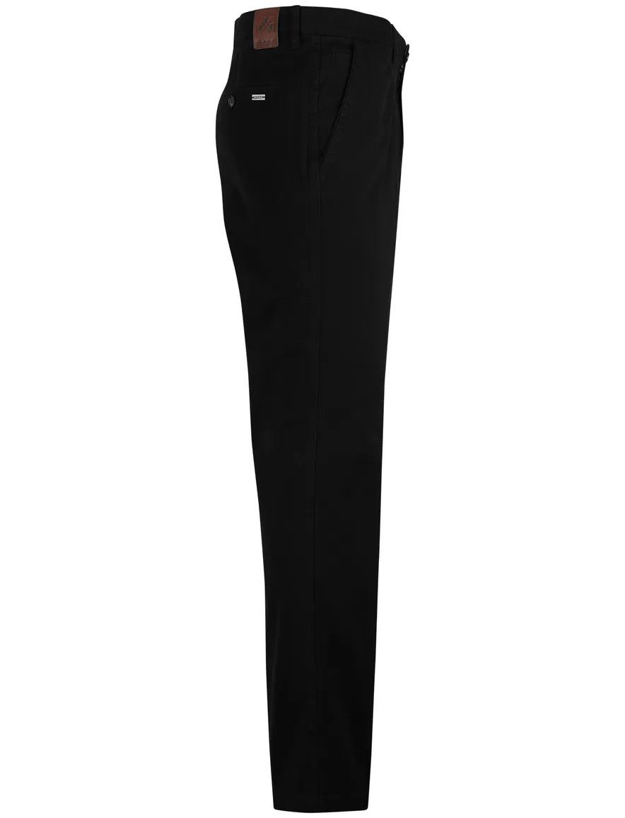 M.e.n.s. chino broek katoen zwart