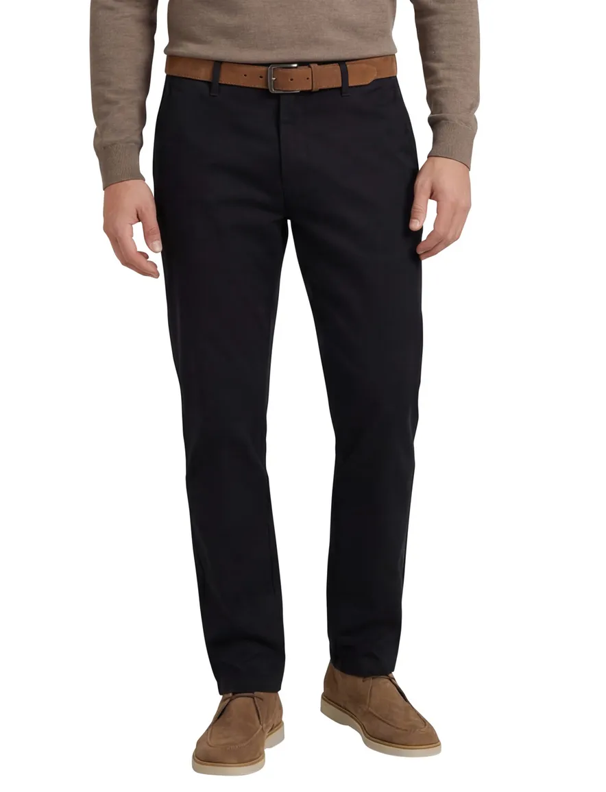 M.e.n.s. chino broek katoen zwart
