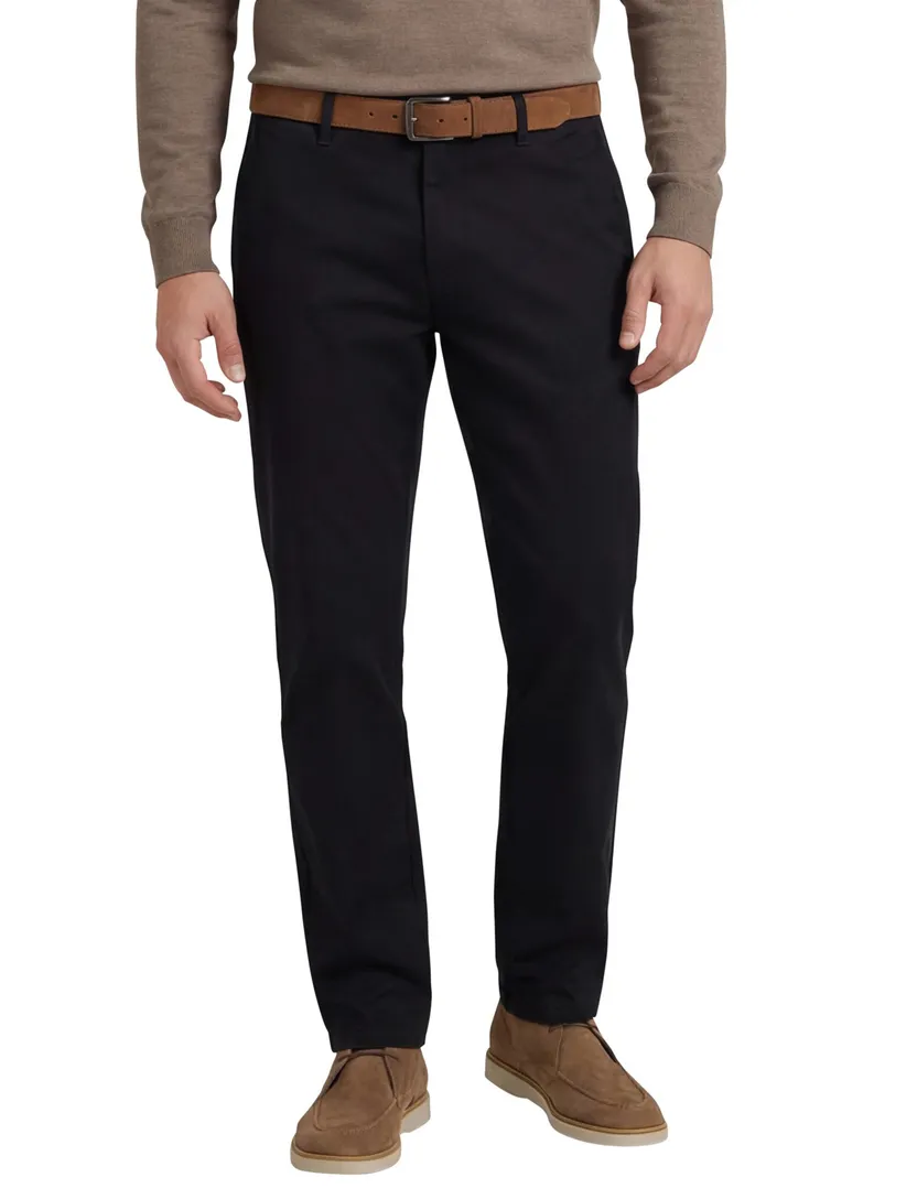 M.E.N.S chino katoen zwart
