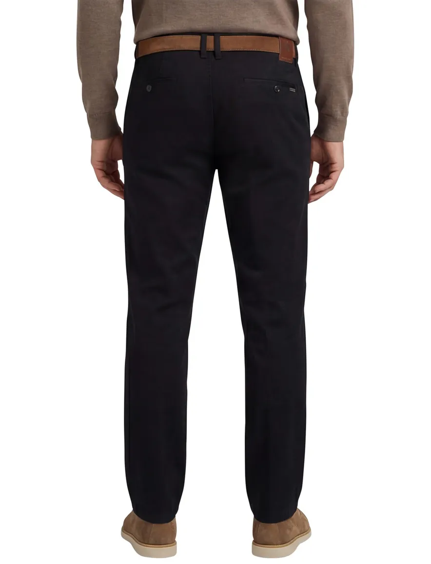 M.e.n.s. chino broek katoen zwart
