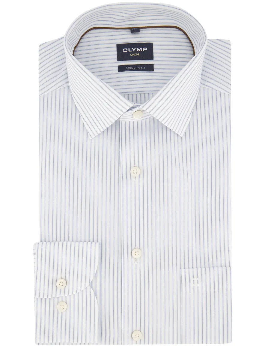 Overhemd Olymp lichtblauw Shirt dress ml 5