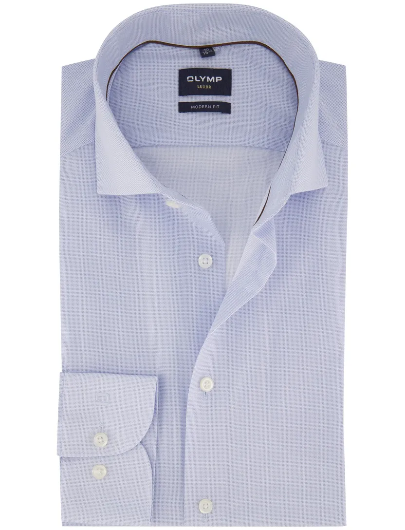 Overhemd Olymp lichtblauw Shirt dress ml 5