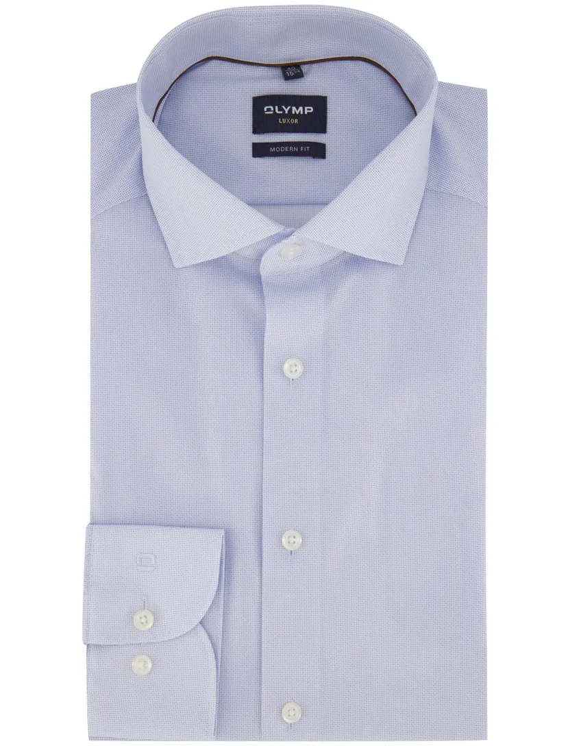 Overhemd Olymp lichtblauw Shirt dress ml 5