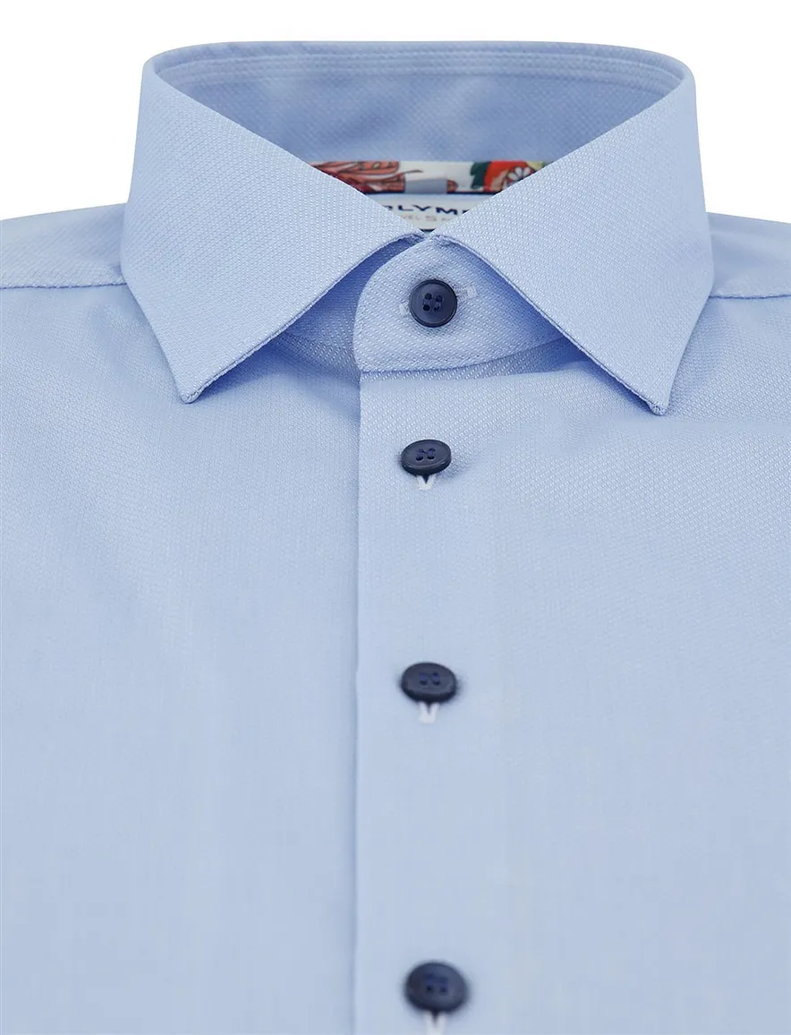 Olymp overhemd ml 5 blauw