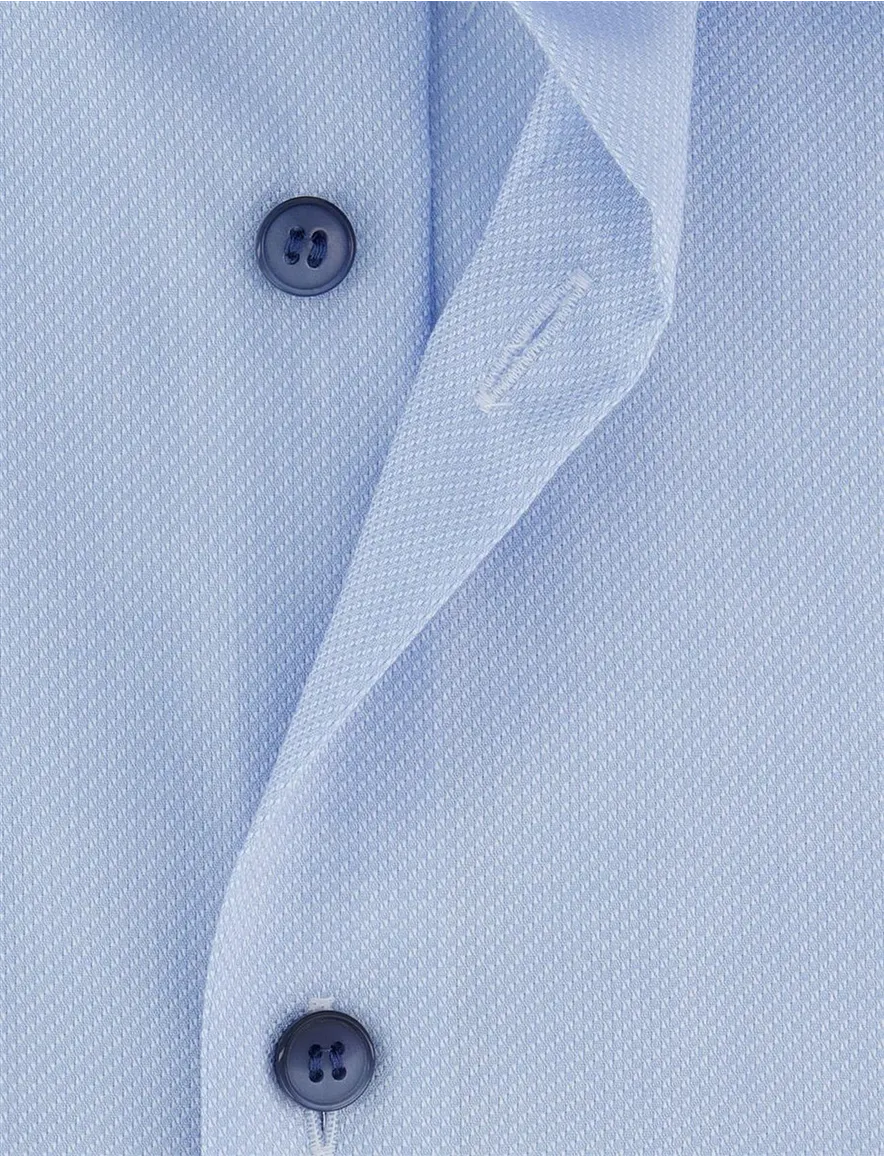 Olymp overhemd ml 5 blauw