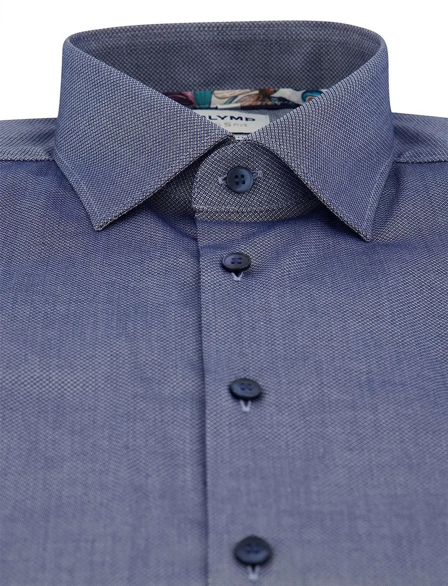 Olymp overhemd ml 5 blauw