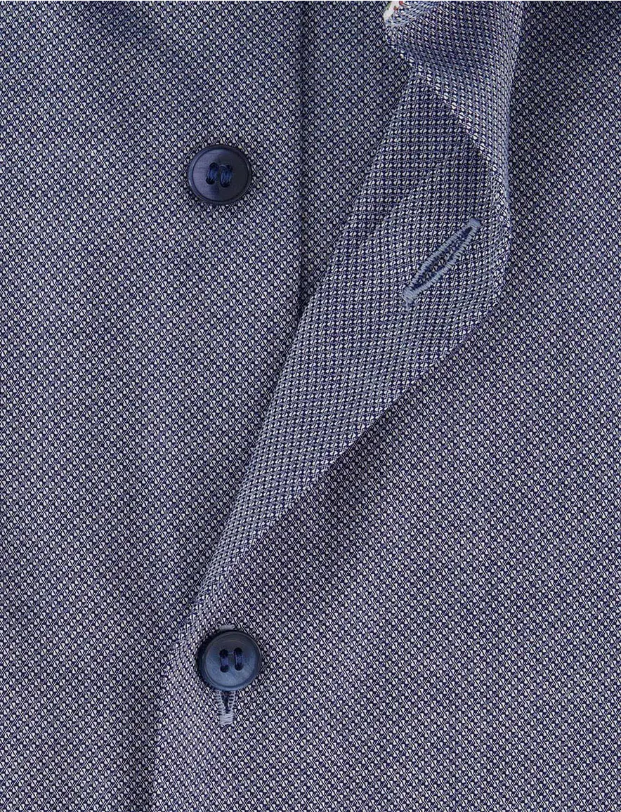 Olymp overhemd ml 5 blauw