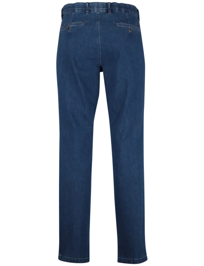 Eurex broek denim effen normale fit