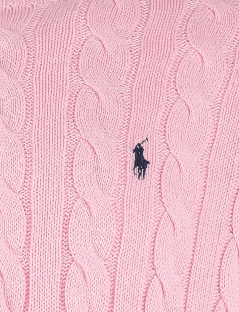 Polo Ralph Lauren kabeltrui katoen roze