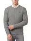 Polo Ralph Lauren kabeltrui grijs wol