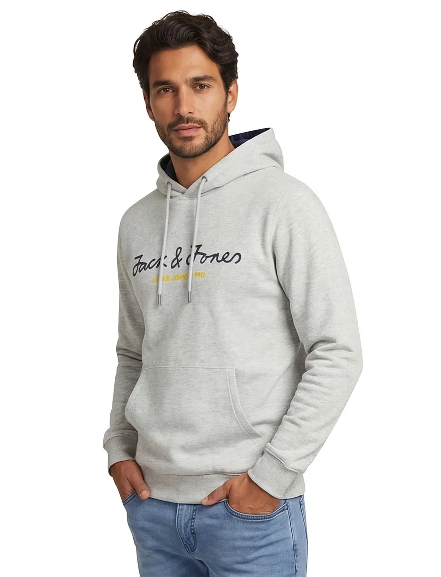 Jack & Jones hoodie grijs