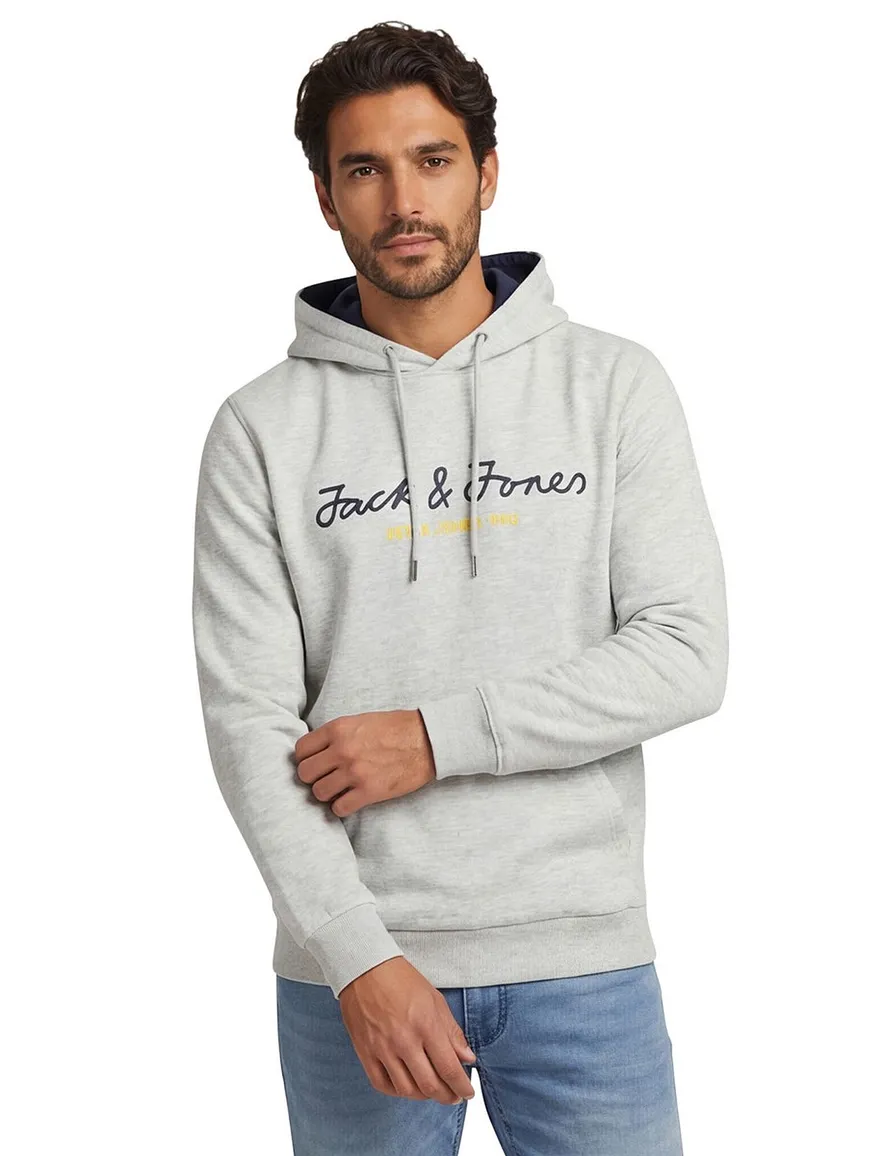 Jack & Jones hoodie grijs
