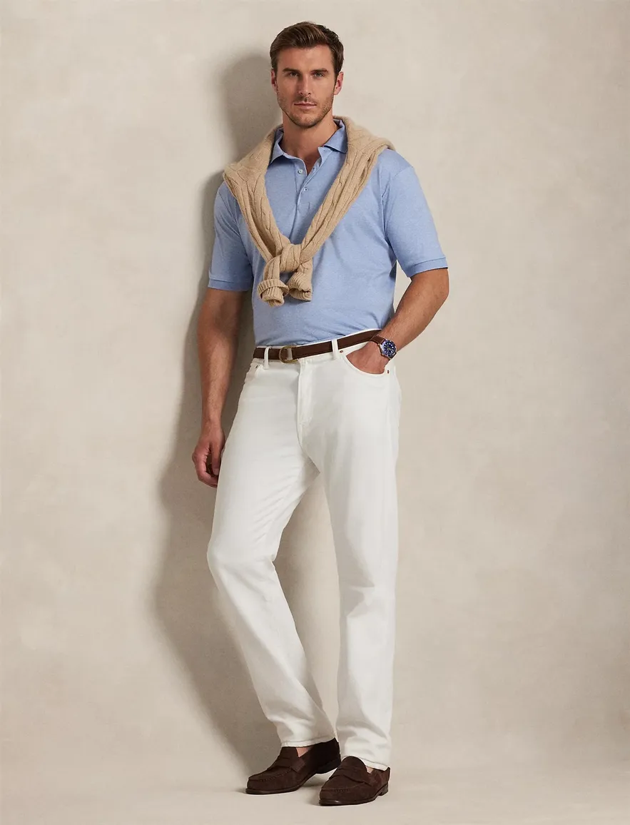 Polo Ralph Lauren Big & Tall polo lichtblauw