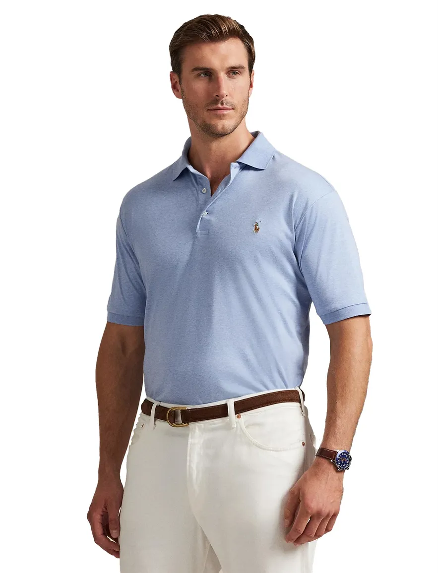 Polo Ralph Lauren Big & Tall polo lichtblauw