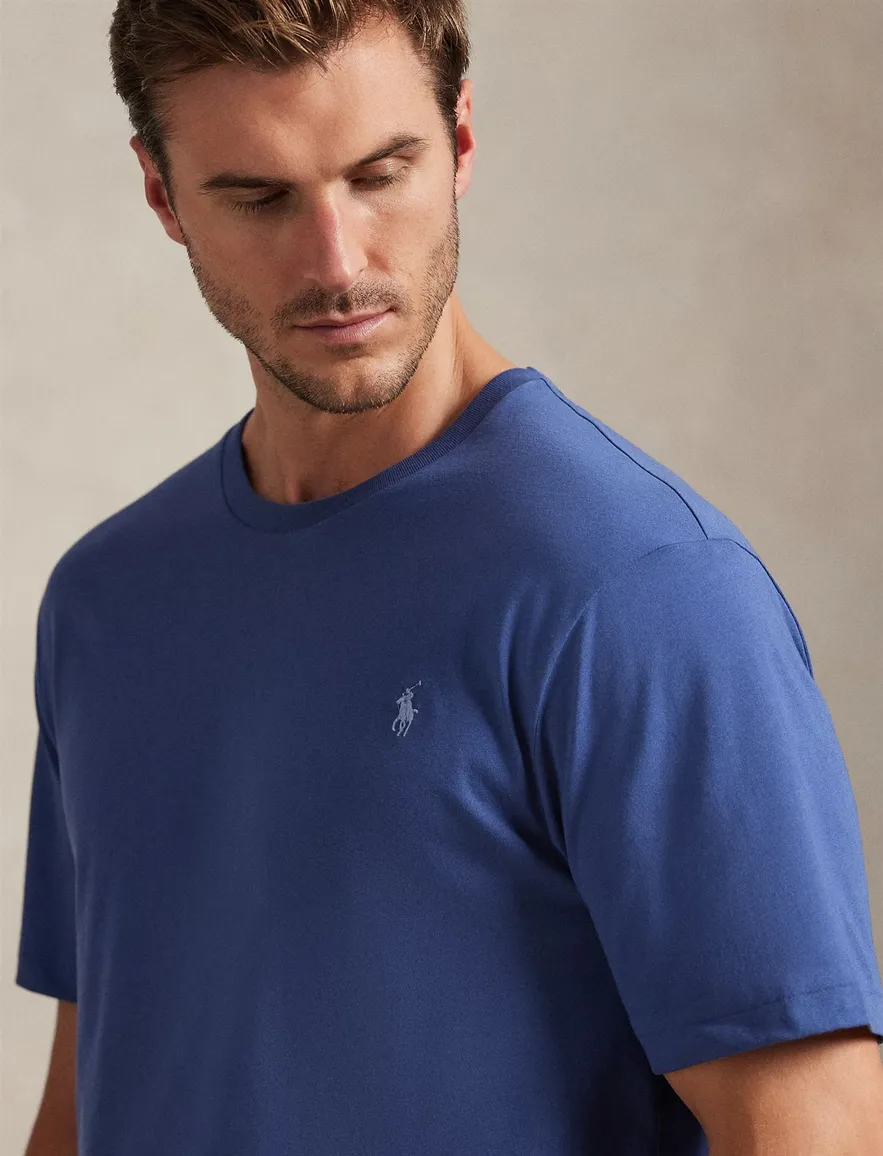 Polo Ralph Lauren t-shirt big en tall blauw katoen